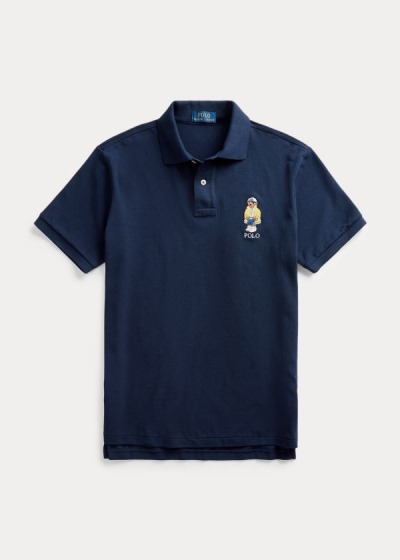 Polo Ralph Lauren Custom Slim CP-93 Bear Polo Herre Danmark (AIRNW1459)